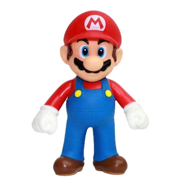 #3 stk. PVC Mari Luigi Yoshi Grøn Drage Figur Model#