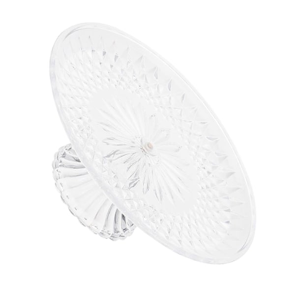 1 stk. 25 cm Transparent Akryl Frugtfad Hjem Hotel KTV Fest Bryllup Frugtbakke