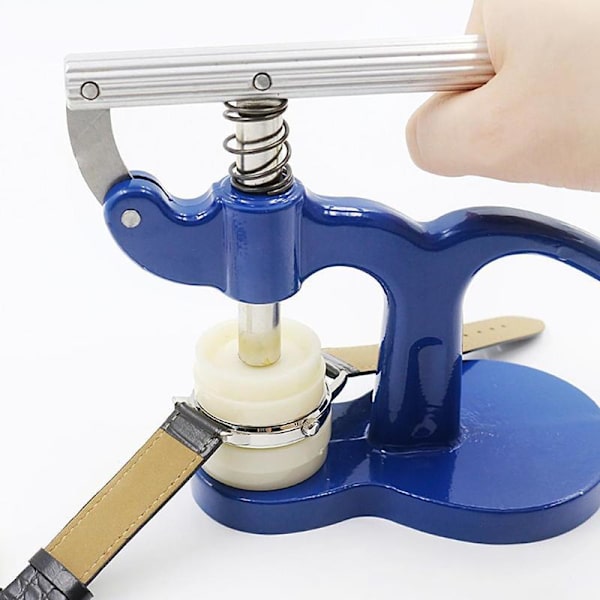 #13-delad uppsättning tryckverktyg klockpress baksida urmakare reparation#