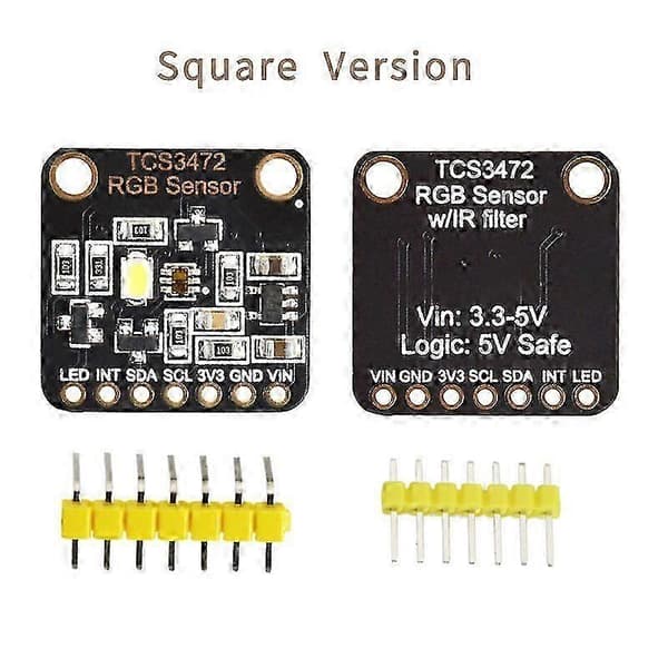 Färgåterkänningssensor TCS230 TCS3200 Ljussensor RGB för STM32 DC 3.3/5V