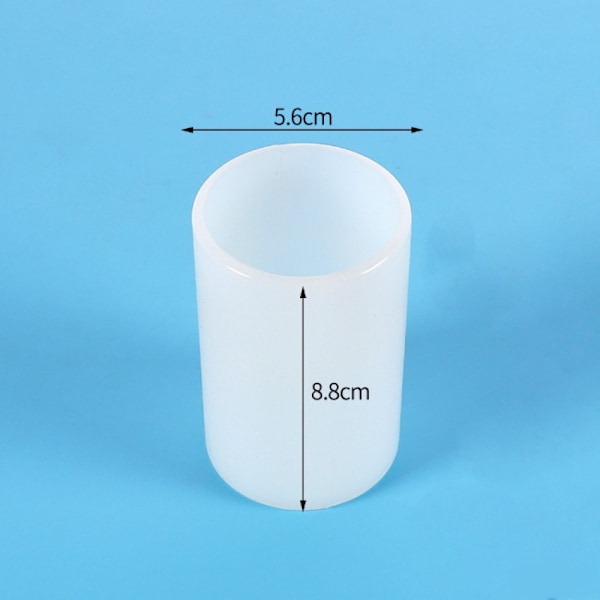 #2-pack DIY - Cylindrisk 3D-stearinljusform i silikon#