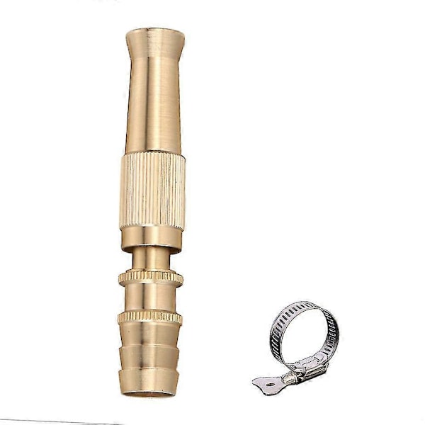 Udendørs Havehane Messing Slangekobling Adapter Fitting Messing Dyse, vandrør Direkte Ind I Kobber Sprøjtepistolen + Klemme