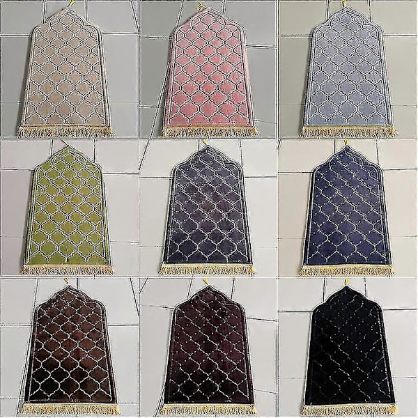 Flannel Bedetæppe Tilbedelse Tæppe Prægning Tæpper