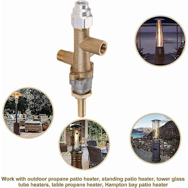 LPG Propan Sikkerhedsventil - Gaskontrol - Reservedele til Gas- og Udendørs Terrassevarmere