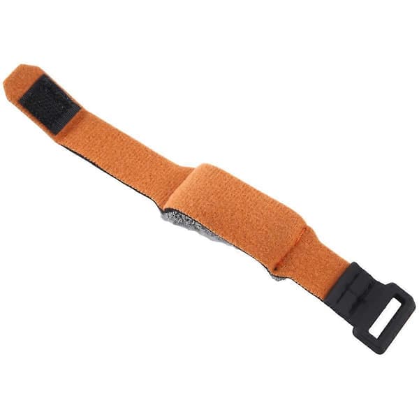 Gitarrband Strängdämpare Banddämpare Gitarrband Wrap Justerbar Gitarrbalk Tejp för Gitarrbas Orange