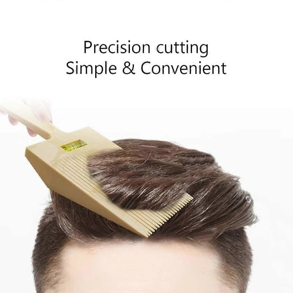 Flat Top Guide CombProfesjonell Frisørkam, Flat Top Guide Comb for Menn og Kvinner med VaterDual Ended Design Hårplukk Barberkam Verktøy