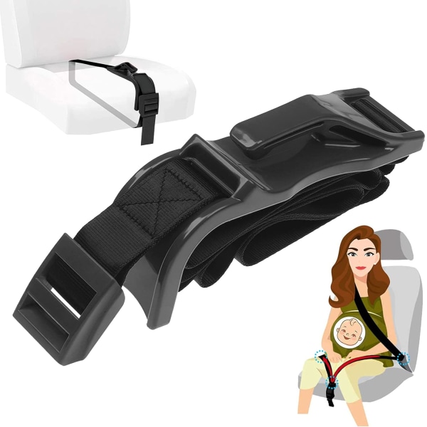 Pregnancy strap to avoid compression of the abdomen, comfort and