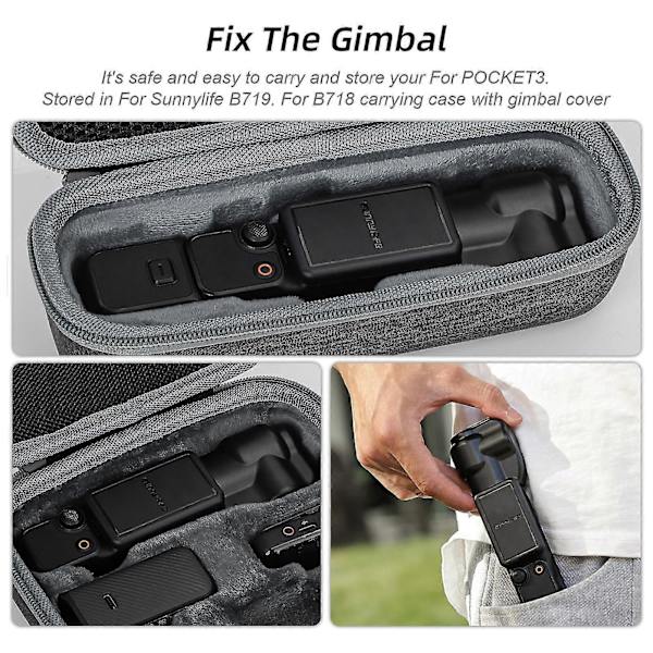 Skyddande silikonskal för Osmo Pocket 3 Gimbal Kamera Anti-rep Stötsäker Fullständigt skydd Gimbal Skyddsskal