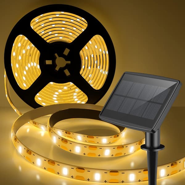 3m LED-lysstripe med batteri, IP65 vanntett, fleksibel stripe