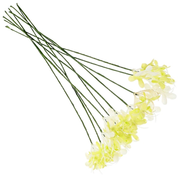 10 st Konstgjord Grönskaspray Simuleringsbukett Fyllnadsmaterial Falsk Växtstjälk Material för Blomsterarrangemang