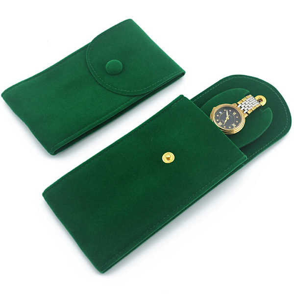 Set med 4 Förvaringsfodral för Klockor - Flanell - Resistent - för