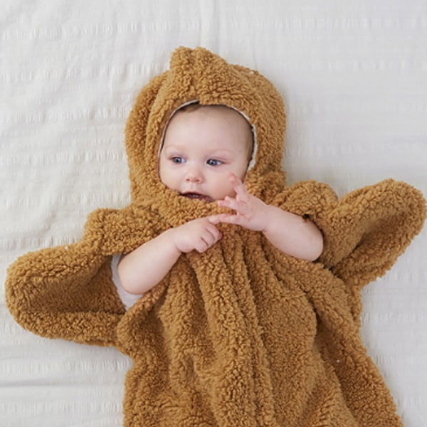 #Babyovertrukket sovepose, utætte fødder, i 6-12 måneder#