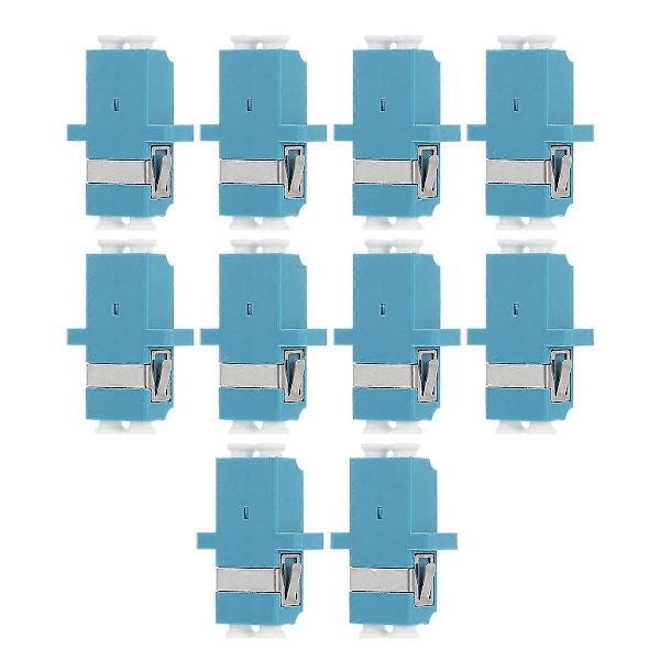 10 stk. Plast Fiberoptisk Adapter APC Simplex Singelmodus Fiber Optisk Kobler