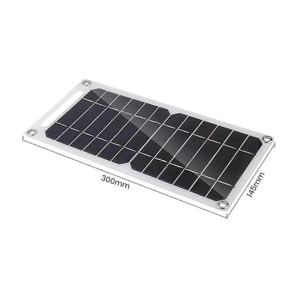 6W solpanel USB solcelle udendørs vandretur batterioplader system solpanel kit til mobiltelefon powerbank ur