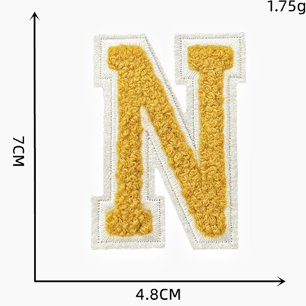 /#/15 elegante gyldne termoklæbende broderimærker/#/