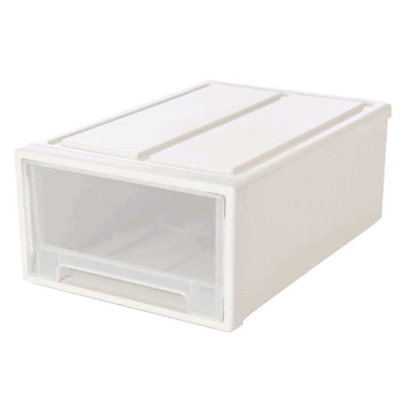 1 st Stapelbar Transparent Förvaringslåda Lådtyp Kläder Skor Organizer