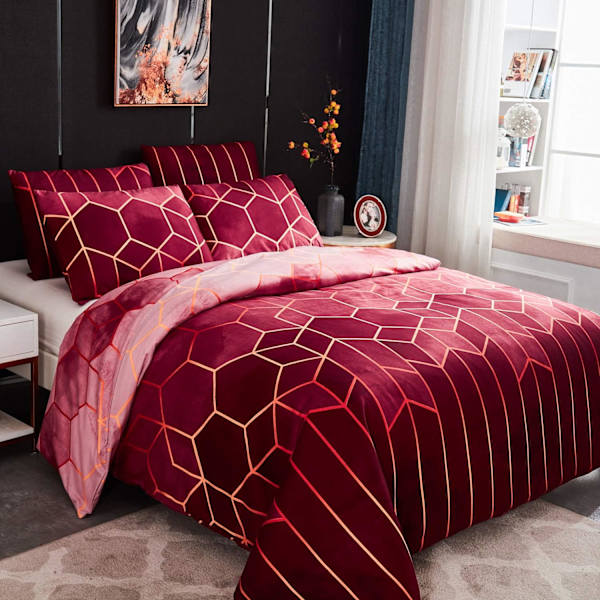 #Täcke Set 135x200cm med 1x Kuddfodral 50x70cm Unik Mode 3D#