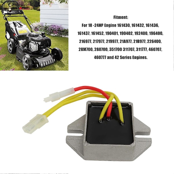 Motor Ensretter Regulator 393374 Pålidelig Robust Spændingsregulator Ensretter Til 18 til 24HK Motorer