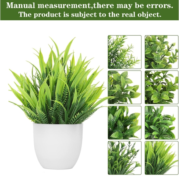 /#/2PCS Mini Konstgjorda Växter Inomhus i Krukor Små Falska Växter Inomhus/#/