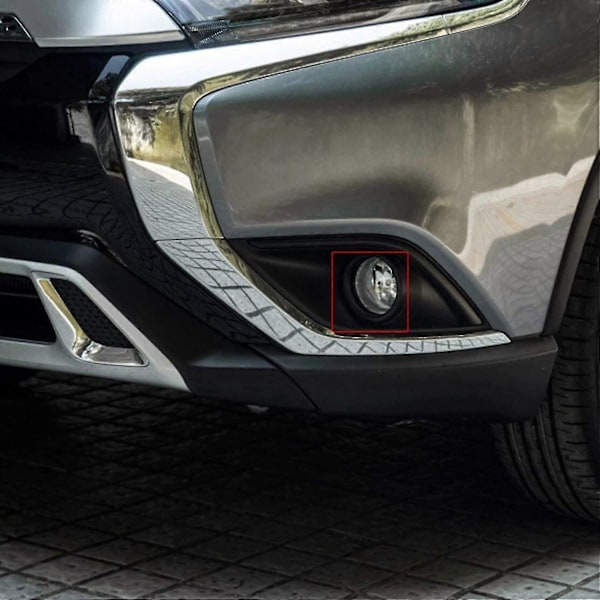 12v Frontlykt Tåkelys Lampe Passer For Mitsubishi Outlander Asx Rvr