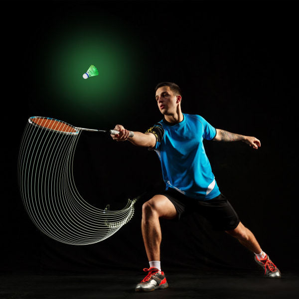 # Set om 8, färgglad veke badmintonboll fjäderboll ljus#