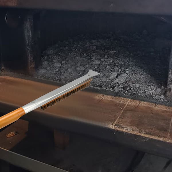 *Pizzaovnsbørste, pizzasteinsbørste, palmefiber*