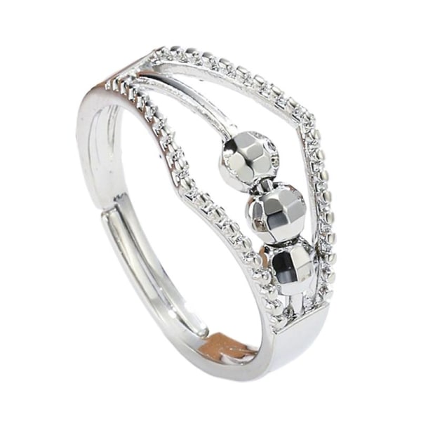 Beads Roterbar Worry Ring Justerbar Spinner Fidget Calming Rings Present