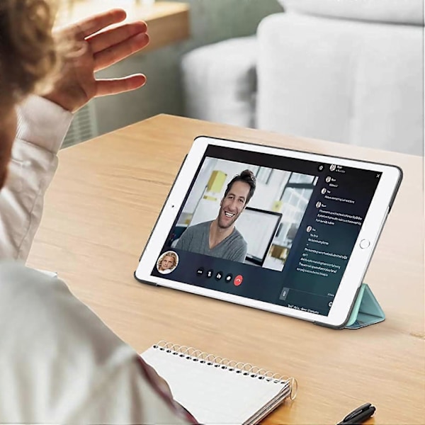 Fodral för iPad 9:e generationen (2021) / 8:e generationen (2020) / 7:e generationen (2019) 10,2 tum - Lättviktigt skal Stående Hårt Baksida, Smaragd Marmor
