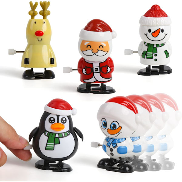 #8-pakks Julegave-Opptrekkbare Lekeassorterte Julegaver Tilfeldige stiler! #