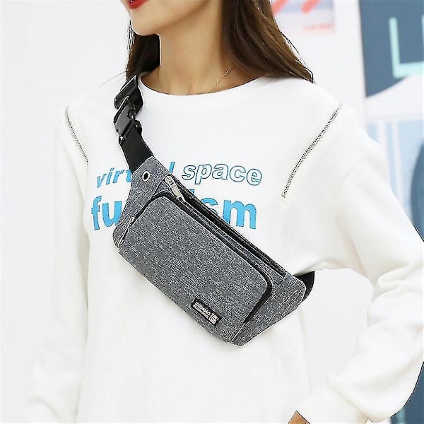 Midjeväskor Oxford Fritid Färg Axelremsväska Crossbody Bröstväskor Handväskor All-match Messenger Bältesväskor Fanny Pack Pouch Bum Bags