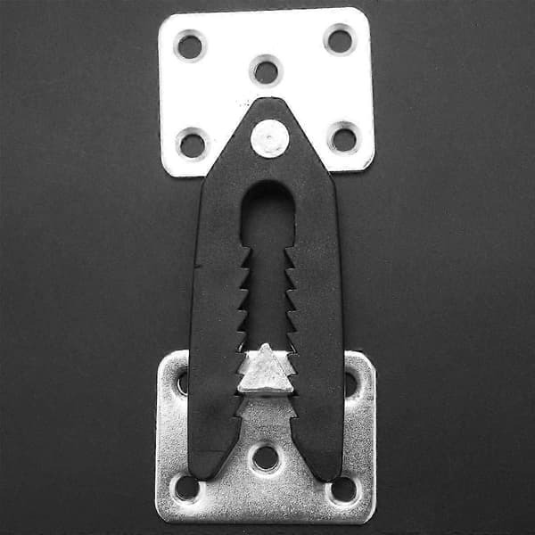 Sektionssofakobling, 4 stk. metal sofasamling snap alligator stil sektionssofakobling