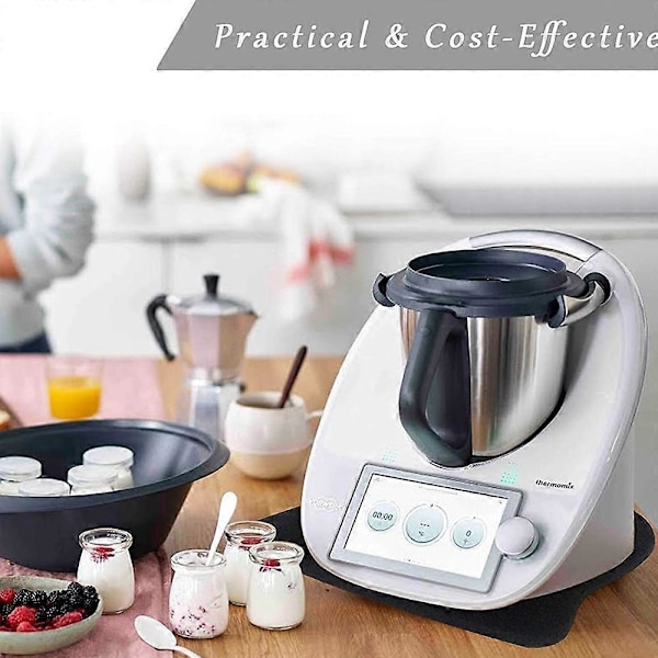 Sekoittimen liukumatto, kahvinkeittimen alusta, keittiökoneiden liukukiinnikkeet, siirtomatto, yleiskoneen lisätarvikkeet, kestävä, sopii Thermomix TM5 TM6 TM21 T -malleille