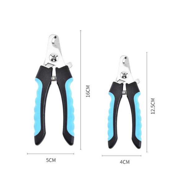 #4-pack nagelklippar- och filset för husdjur, för hundar och katter#