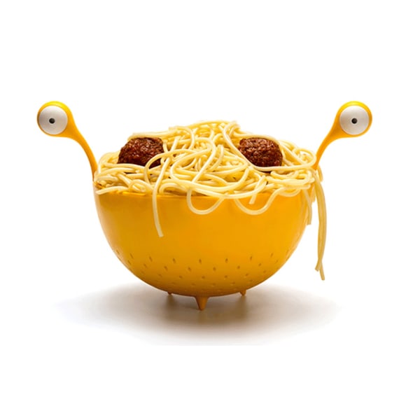 Kreativ Storøyd Plast Sil (Gul) for Avrenning av Pasta,