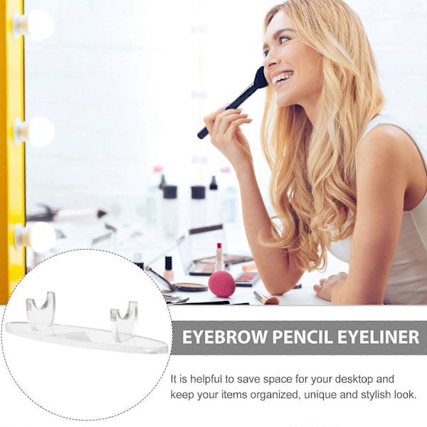 1 stk. Simpel Eyeliner Display Rack Kontor Skrivepenne Holder Øjenbryn Blyant Rack