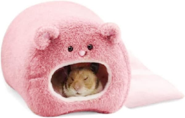 #(Pink) Hamsterhus Seng Blød Hængekøje#
