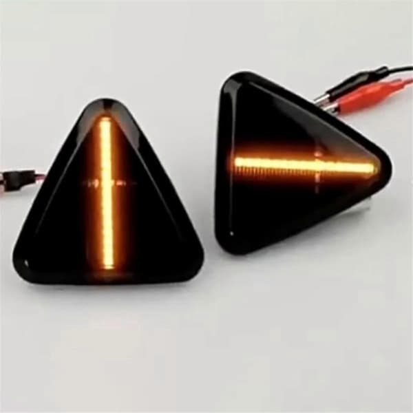 Dynamisk LED Blinkers Sidomarkeringsljus Indikator Lampa för KANGOO II 2008-2013