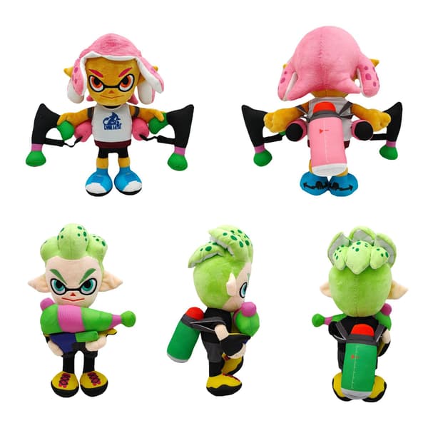 /#/Spray Warrior 2 Switch splatoon2, Plush Toy Cartoon Game Dol/#/