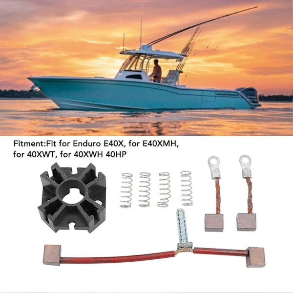 Påhængsmotor Børsteholder 66T 81840 00 Robust Bådmotor Børsteholder til 40hk Påhængsmotor Startmotor