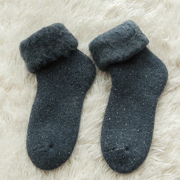 #Strømper (1 par) bløde & varme uld hjælper mod kolde fødder#
