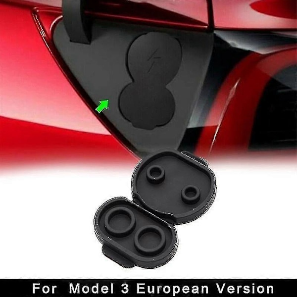 2022 Ny Til Tesla Model 3 Tilbehør Europa Stik Bil Opladningsport Støvbeskyttelsesdæksel Bil Model Y Model 3 Tilbehør 2021 Johx