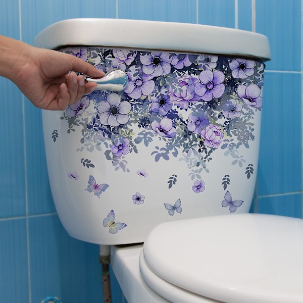 Seinänsuojatarra Vedenpitävä Kylpyhuoneen Seinätaide Kylpyhuoneen Seinätarra Sisustus WC-istuin WC-tarra Kylpyhuoneen WC-tarra Kotitarra Kotitalous