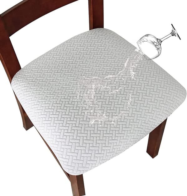 *Stretch Jacquard Elastisk Stolsöverdrag Präglad Stolsöverdrag fo*