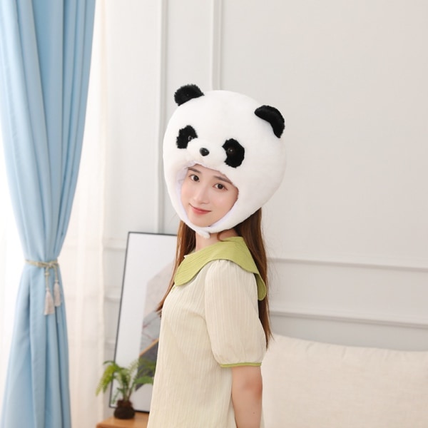 Hatt for ferie Langt hår panda hodeplagg Foto rekvisitter Foto rekvisitter