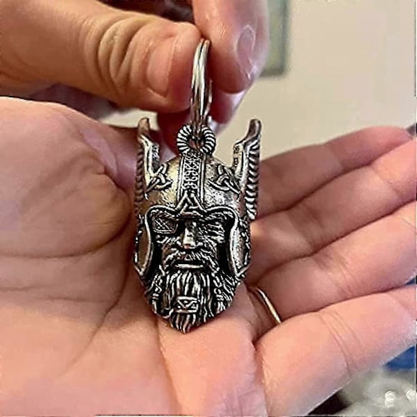 Odinin, viikinkijumalan, suojelija, onnenamuletti, pyöräilijälahja, kello karkottaa huonoa onnea, Odin viikinkijumala Bravo -kello, Gremlin Guardian Ride Bel
