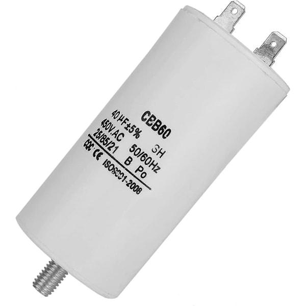 Startkondensator Motorkondensator 450V 40uf CBB60 SH Kondensator 50/60Hz for vaskemaskin