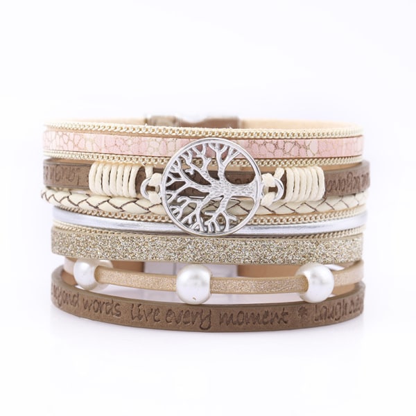 #Heart armband set tree of life armband för kvinnor wrap armband med pärlor#