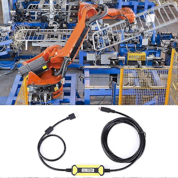 USB-SC09 Mitsubishi FX Serie PLC Programmeringskabel, 2,5 meter