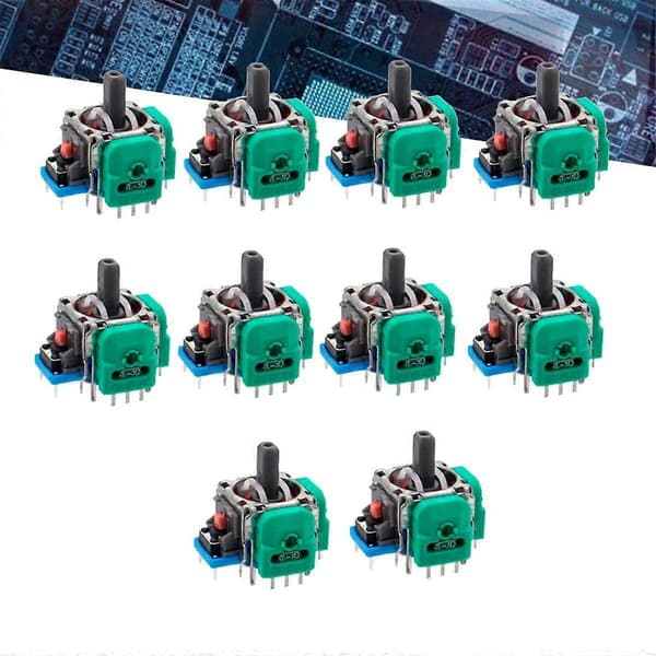 10 st Hall elektromagnetisk joystick för konsol 3D Hall joystick sensor potentiometer