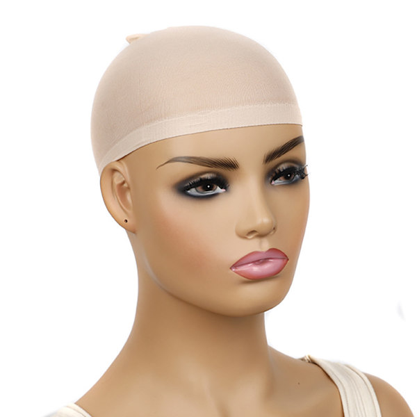 /#/15 stk Komfortable Myke Jersey Unisex Parykk Net Cap Snood (Hudfarge)/#/
